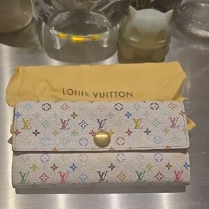 Louis Vuitton X Takashi Murakami Sarah Wallet